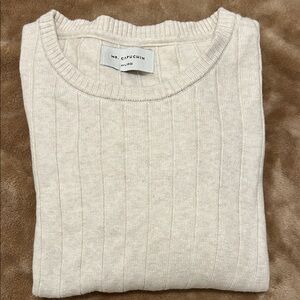 Men's  Crewneck Sweater - Cream